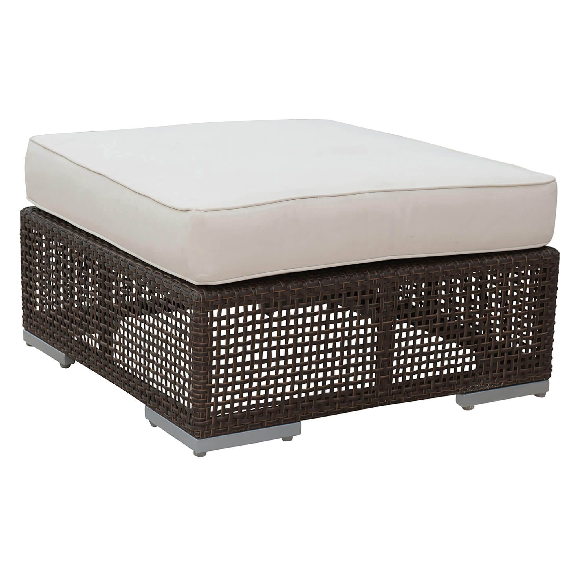 Hospitality Rattan Atlantis Cushioned Ottoman