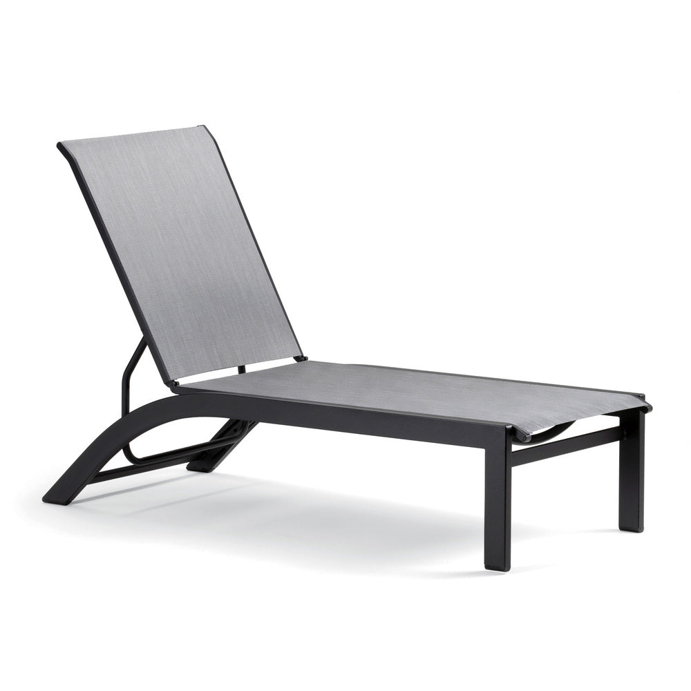 Telescope Casual Kendall Sling Stacking Armless Lay-Flat Chaise