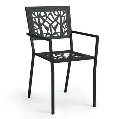 Echo Steel Stackable Cafe Chair 94370 by Homecrest