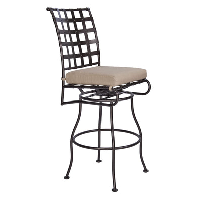 Classico-W Armless Swivel Bar Stool