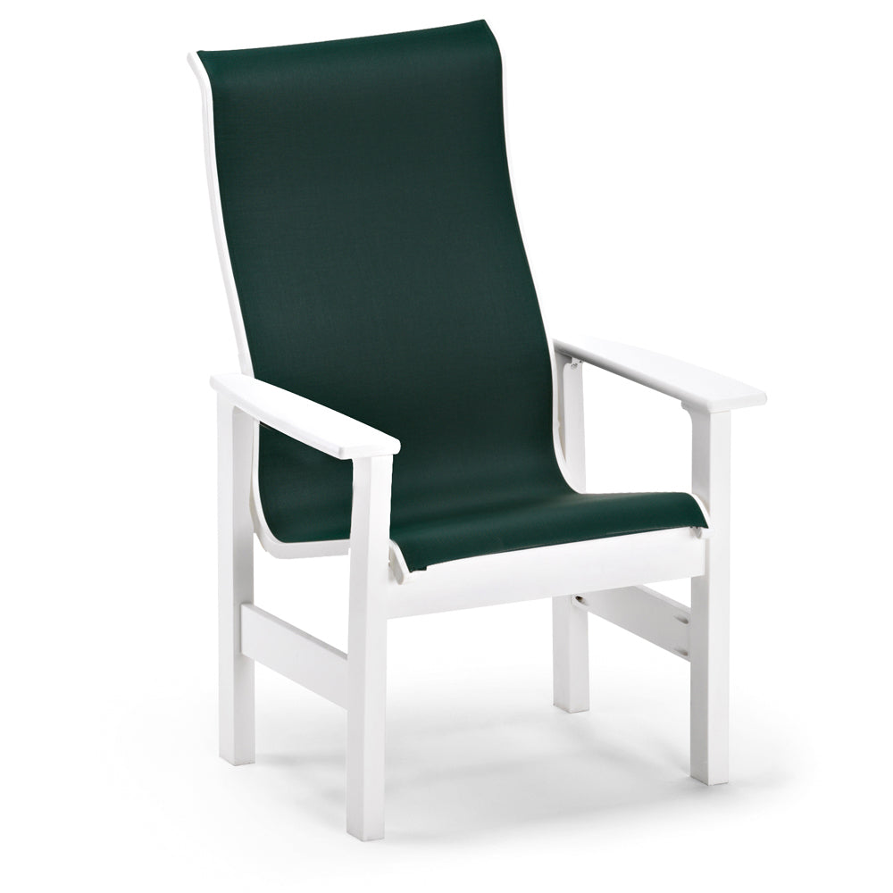 Telescope Casual Leeward MGP Sling Supreme High Back Dining Arm Chair