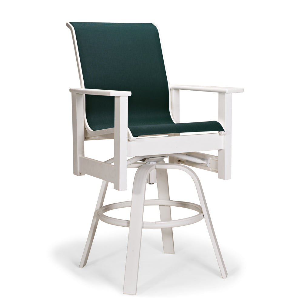 Telescope Casual Leeward MGP Sling Balcony Height Swivel Arm Chair
