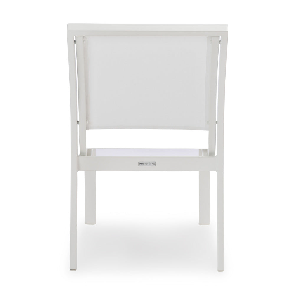Telescope Casual Kendall Sling Stacking Armless Cafe Chair (Set of 4)