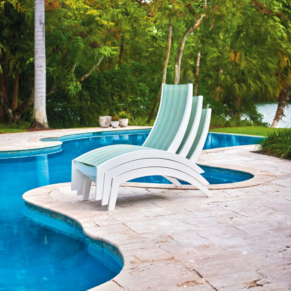 Telescope Casual Dune MGP Sling Stacking Hydro-Lounge Chaise