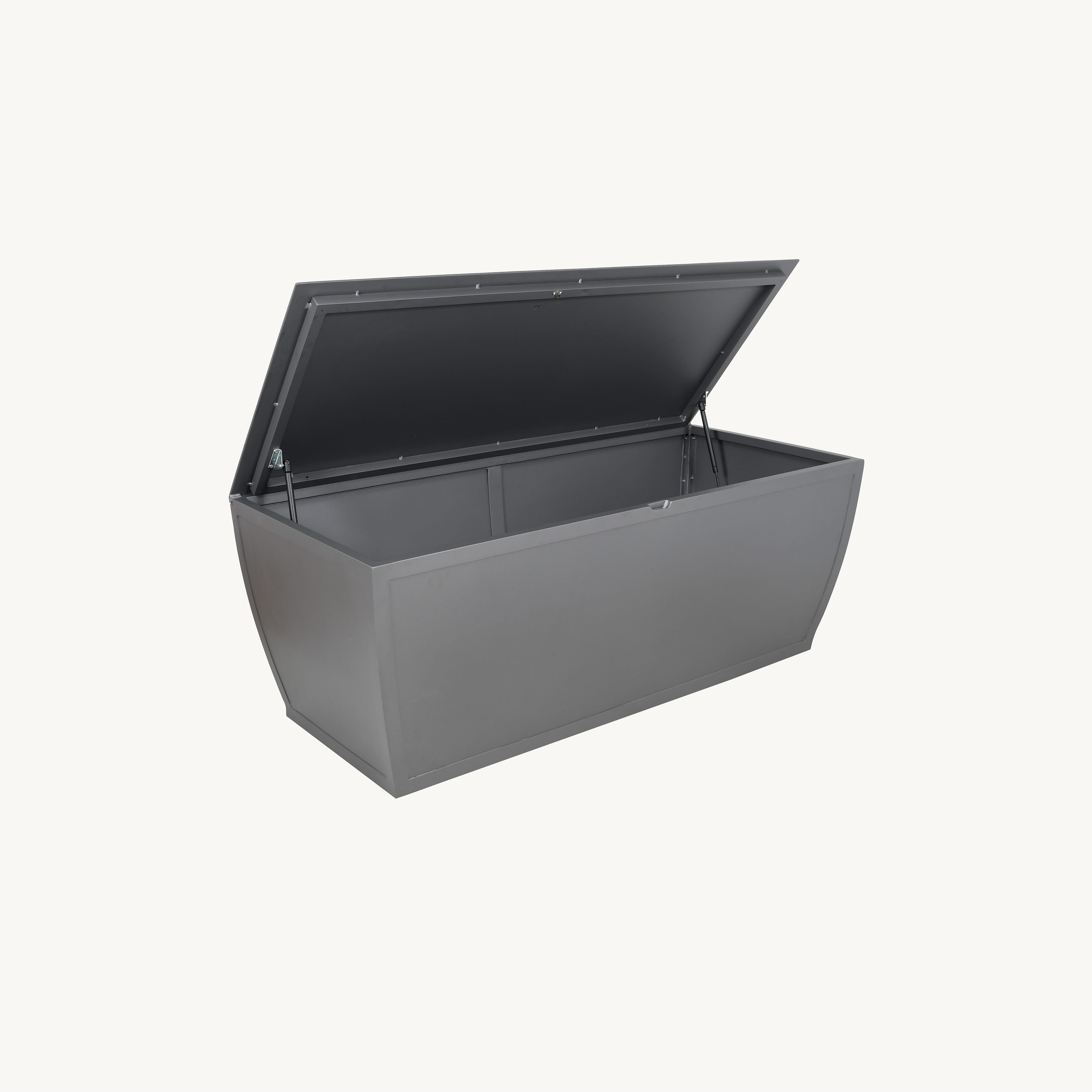 Largo 26" x 60" Rectangular Coffee Storage Table (Smooth Aluminum Sides) A4RCS2660 by Castelle