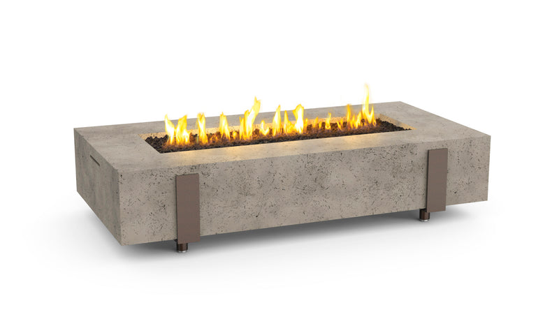 Iron Saddle 72"x36" Rectangle Long Firetable 588 by American Fyre Designs