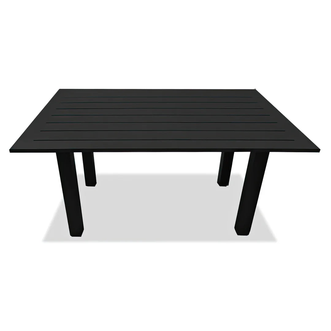 Avion Classic 3 Piece Aluminum Sofa Set#Finish_Black