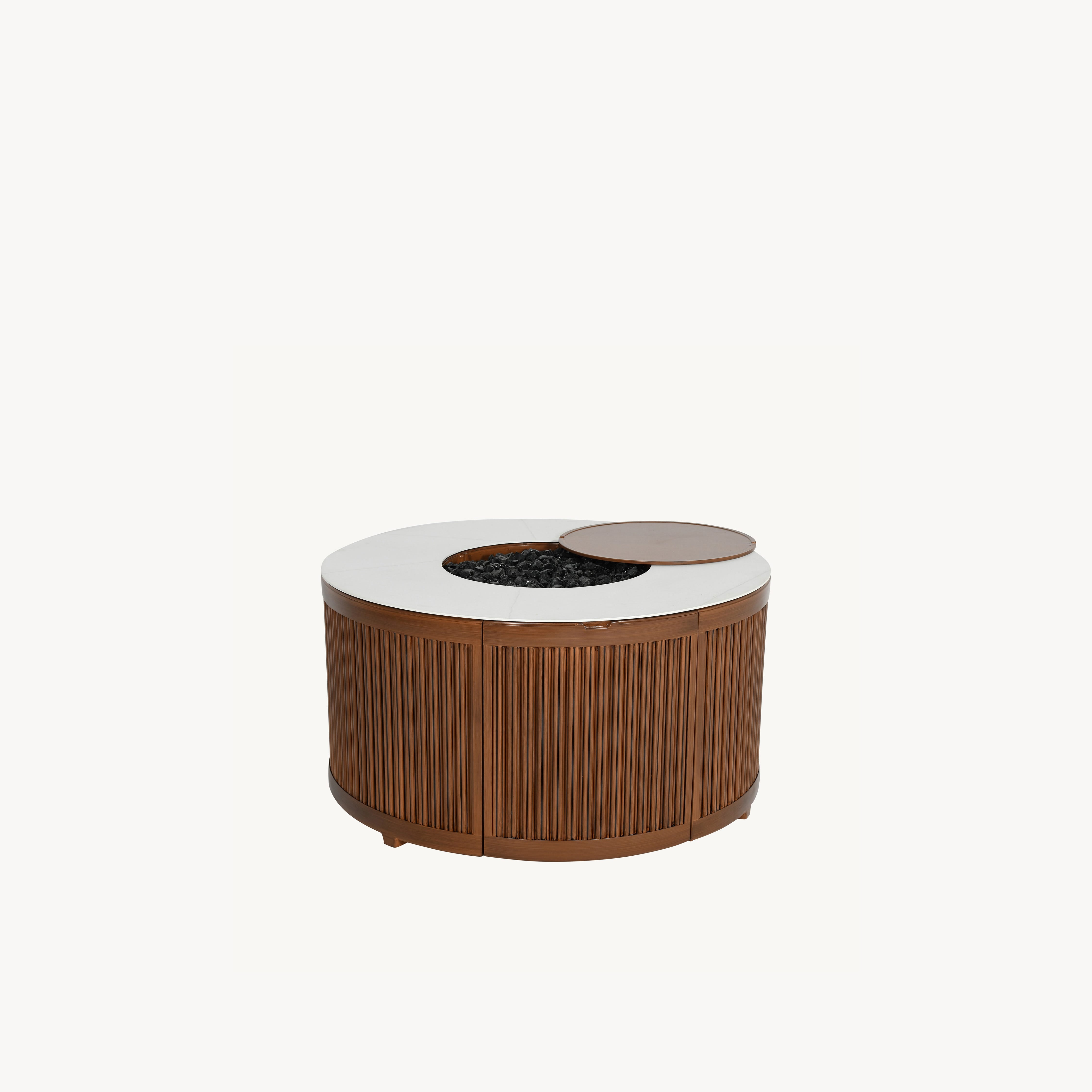 Samara 42" Round Fire Pit Table