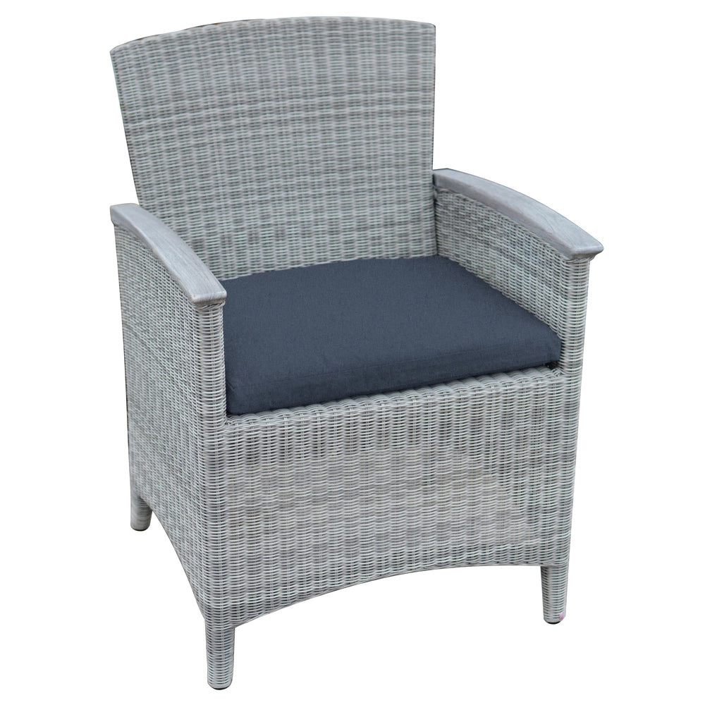 Bella Cushioned Dining Arm Chair view 18
