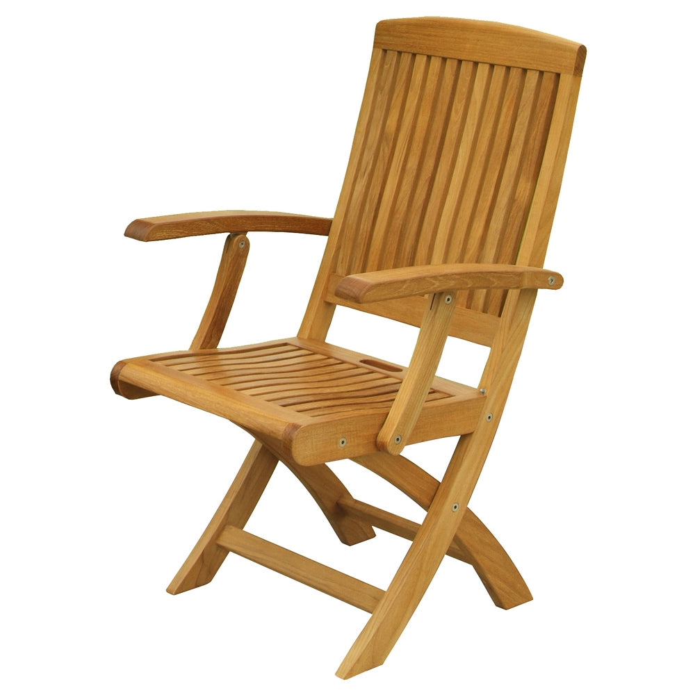 Braxton Folding Dining Arm Chair view 2