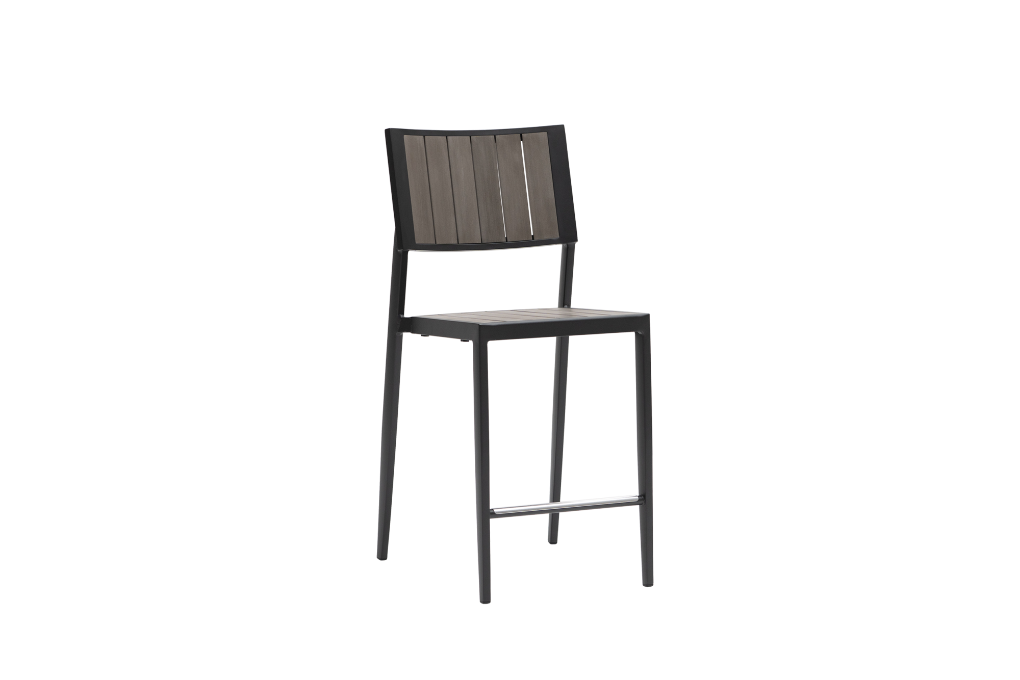 Avignon Counter Chair without Arm - Grey Oak/Diva Night