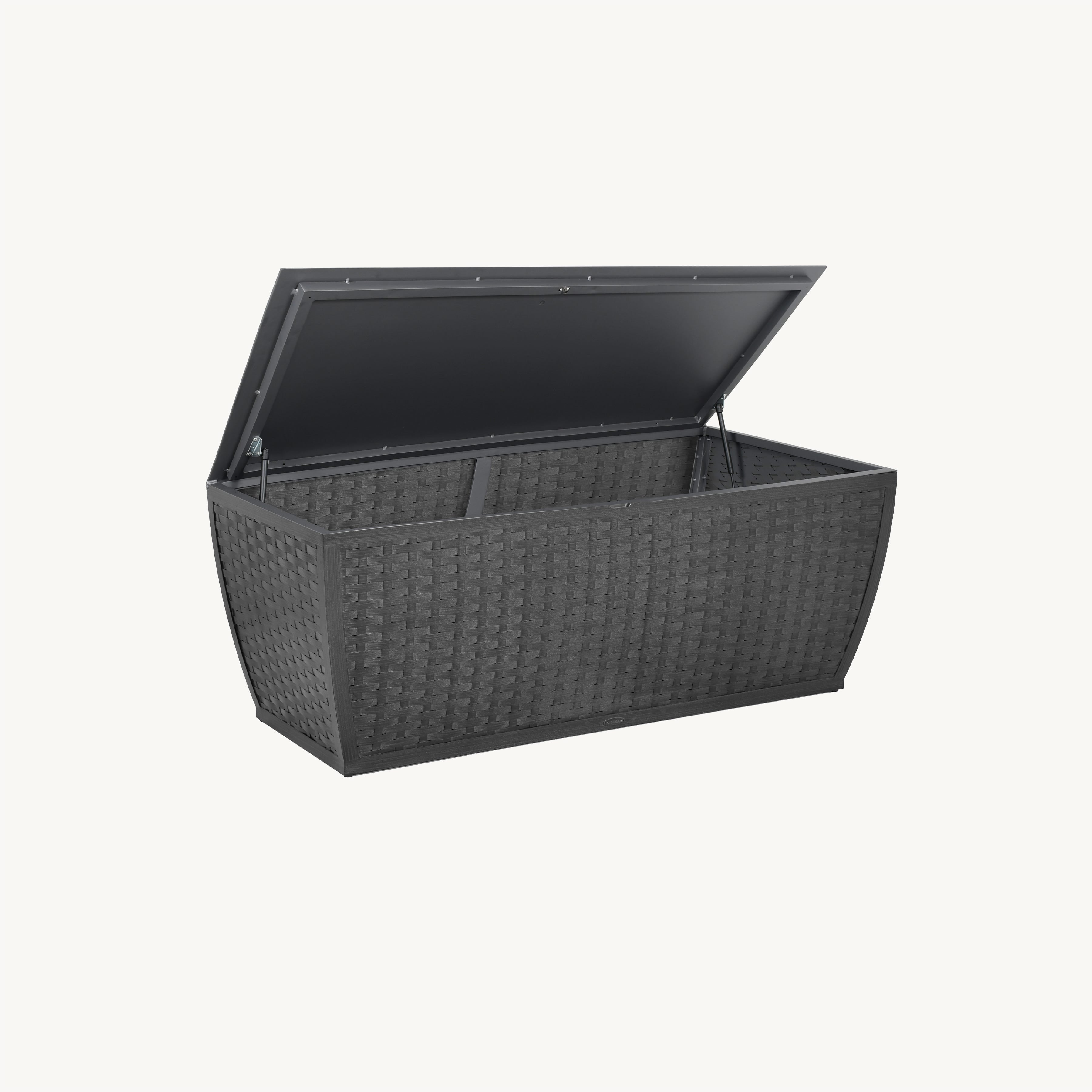 Largo 26" x 60" Rectangular Coffee Storage Table (Woven Aluminum Sides) C4RCS2660 by Castelle