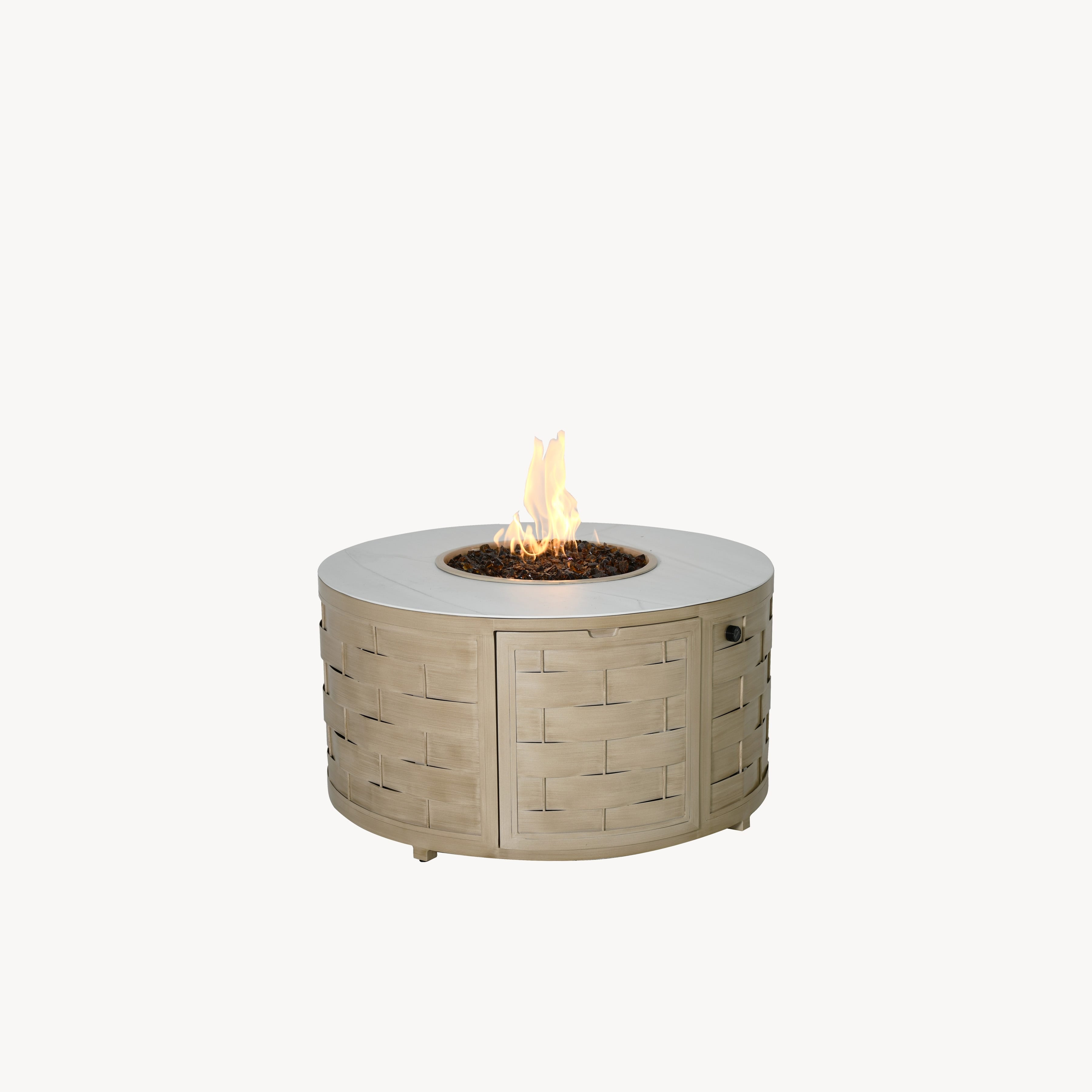 Biscayne 42"" Round Fire Pit Table