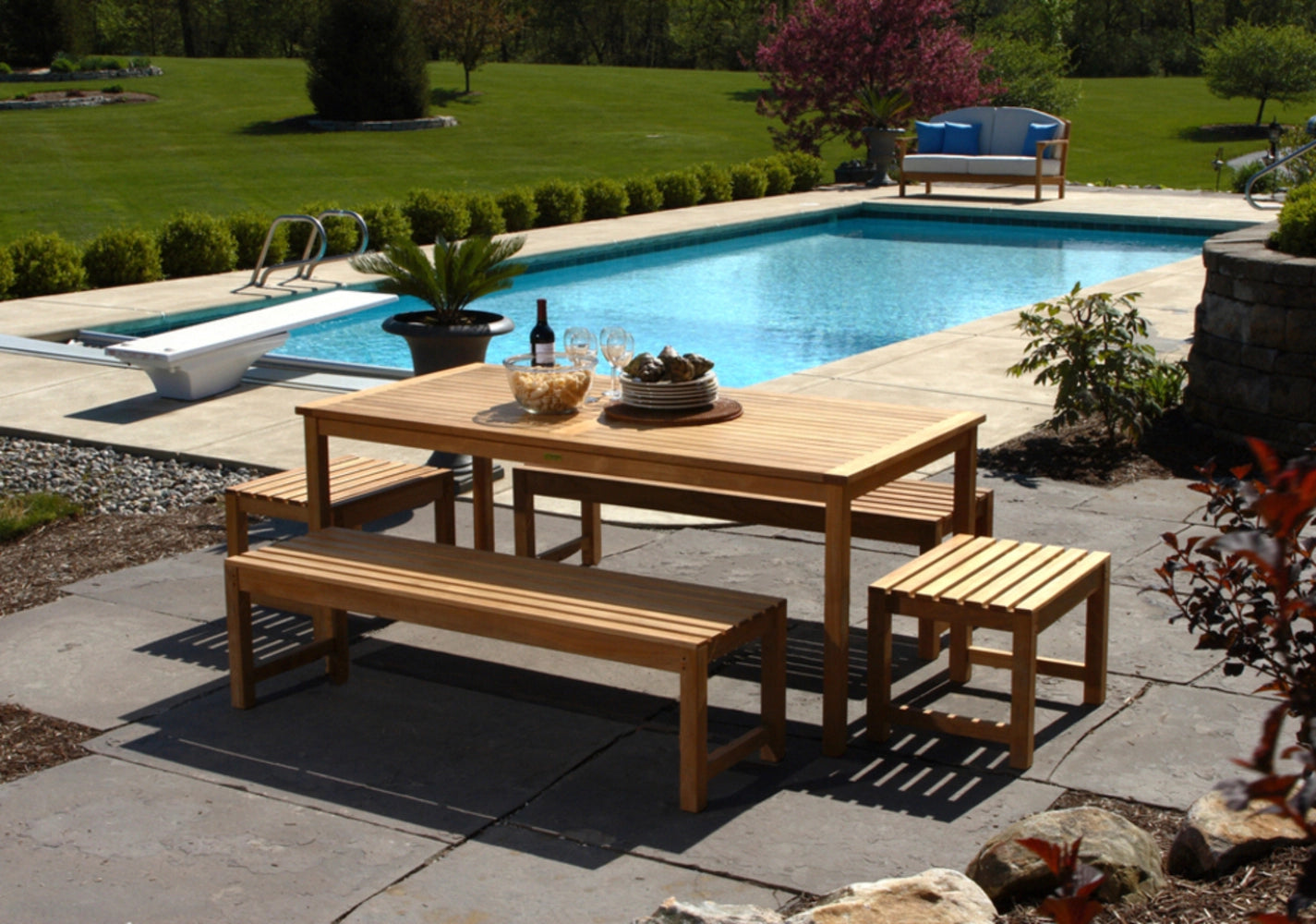 Charleston Backless Bench view 10