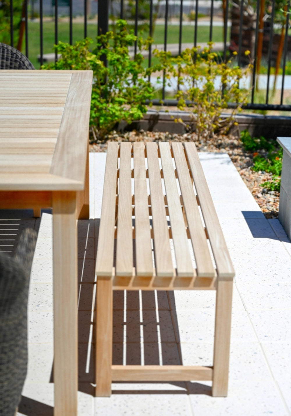 Charleston Backless Bench view 12