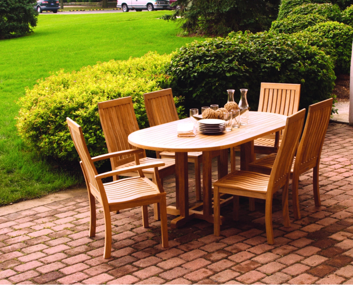Camden 72" Oval Dining Table view 3