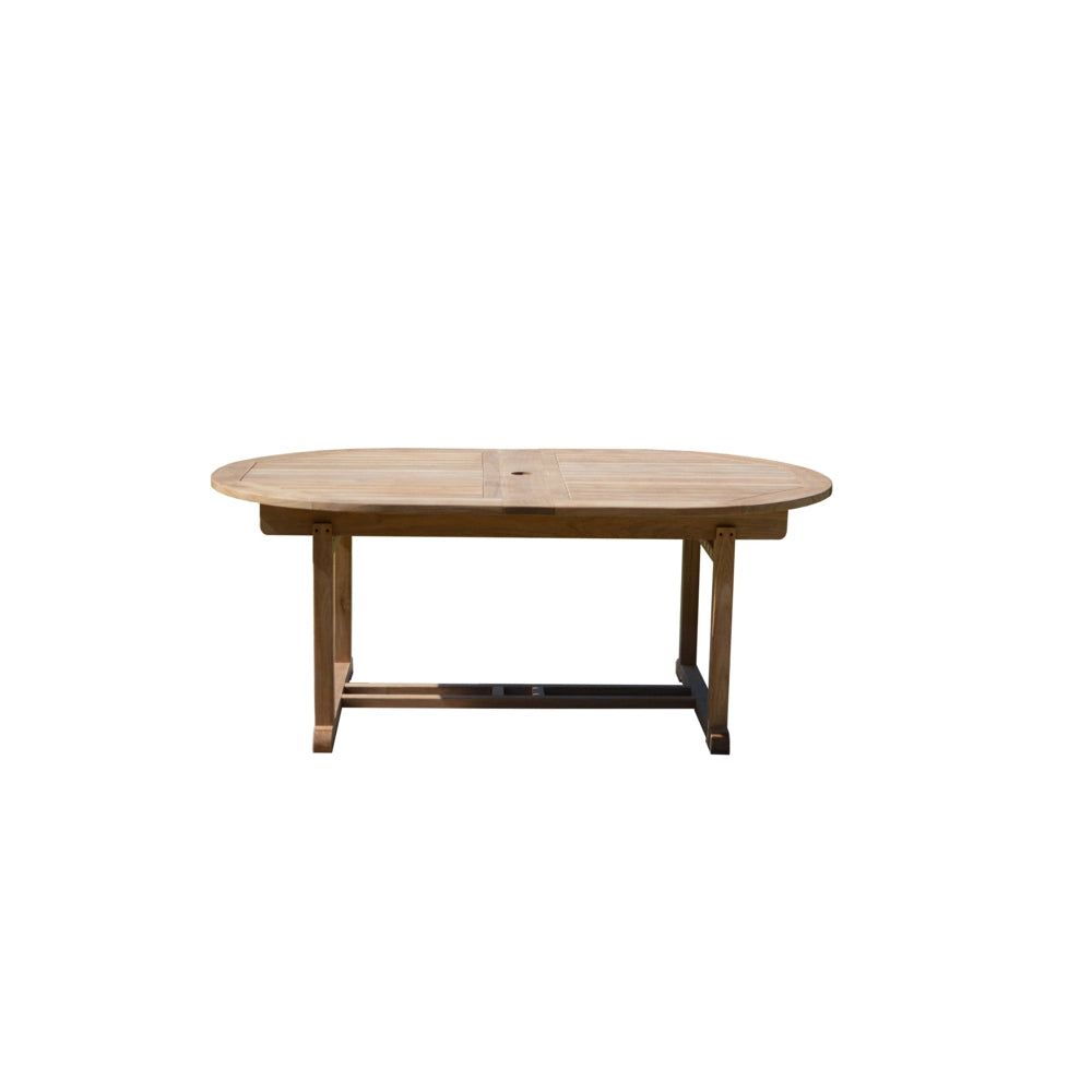 Chelsea Oval Extension Table By Three Birds Casual view 5