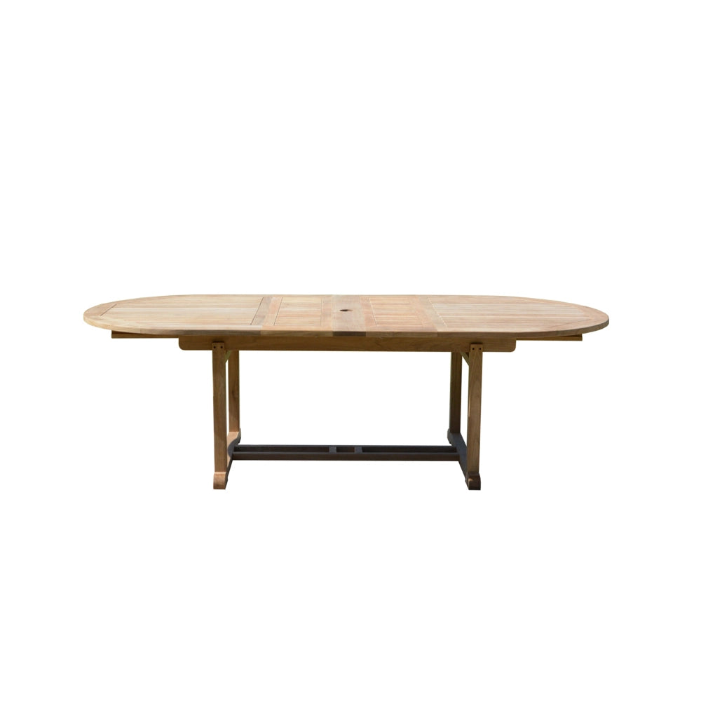 Chelsea Oval Extension Table By Three Birds Casual view 6