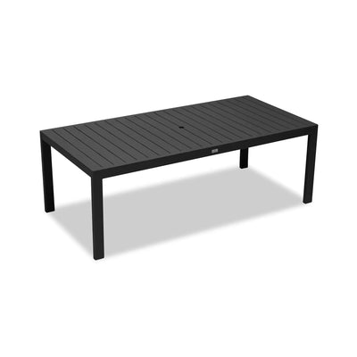 Classic Aluminum 86" Rectangular Dining Table