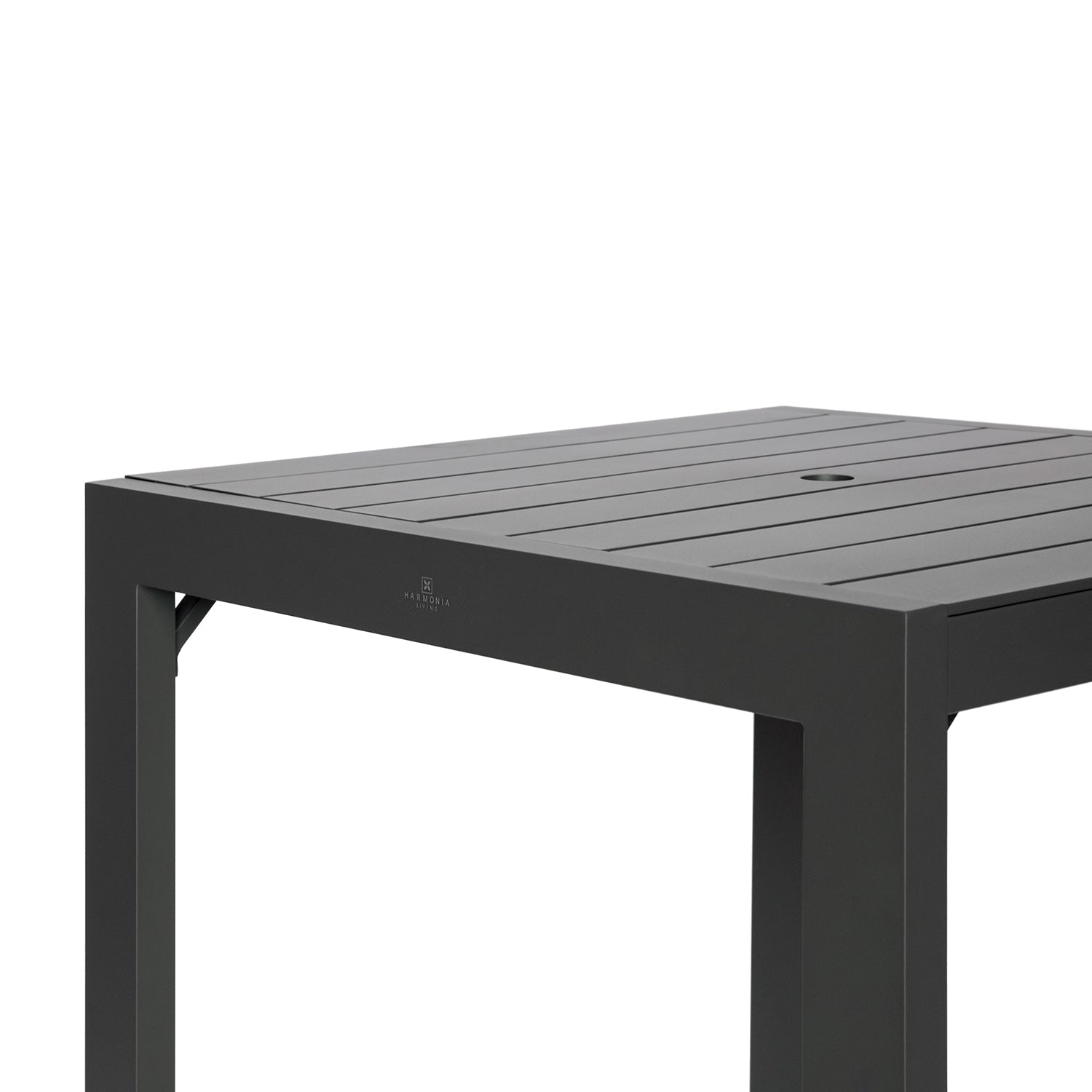Classic Aluminum 4-Seater Square Bar Table