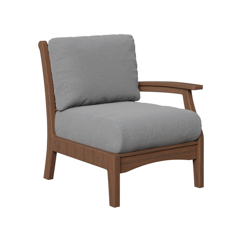 Classic Terrace Left Arm Sectional Club Chair
