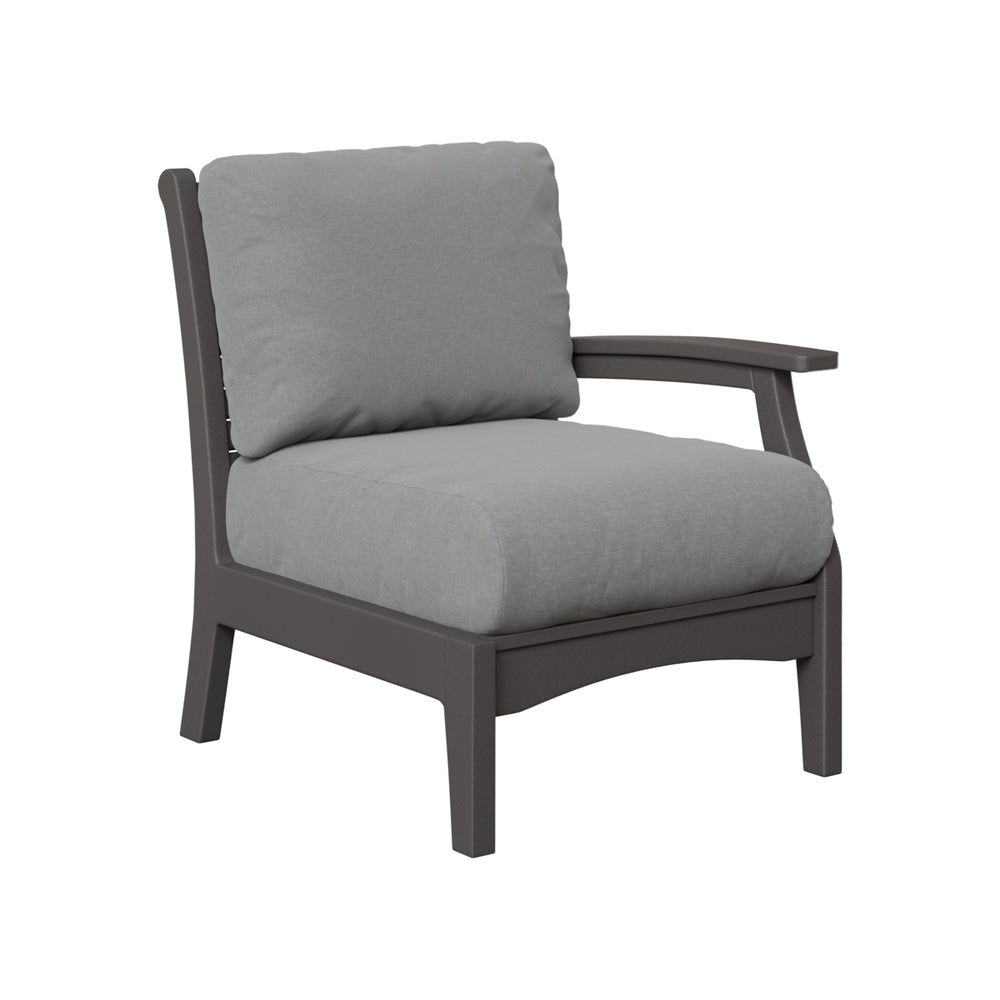 Classic Terrace Left Arm Sectional Club Chair