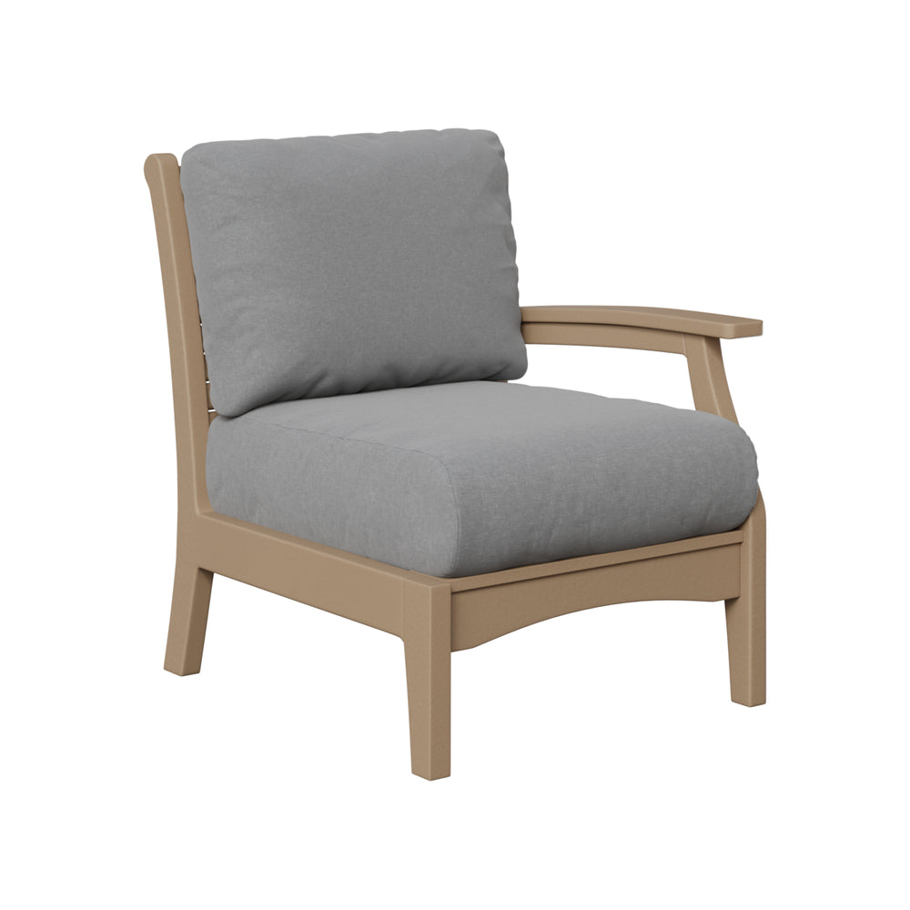 Classic Terrace Left Arm Sectional Club Chair