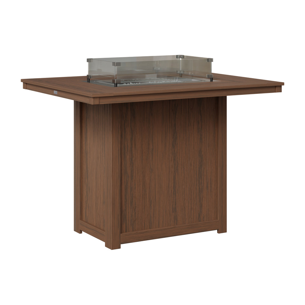 Donoma 42" x 54" Rectangular Bar Fire Table view 4