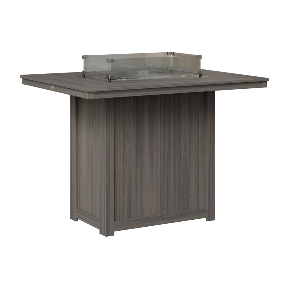 Donoma 42" x 54" Rectangular Bar Fire Table view 6