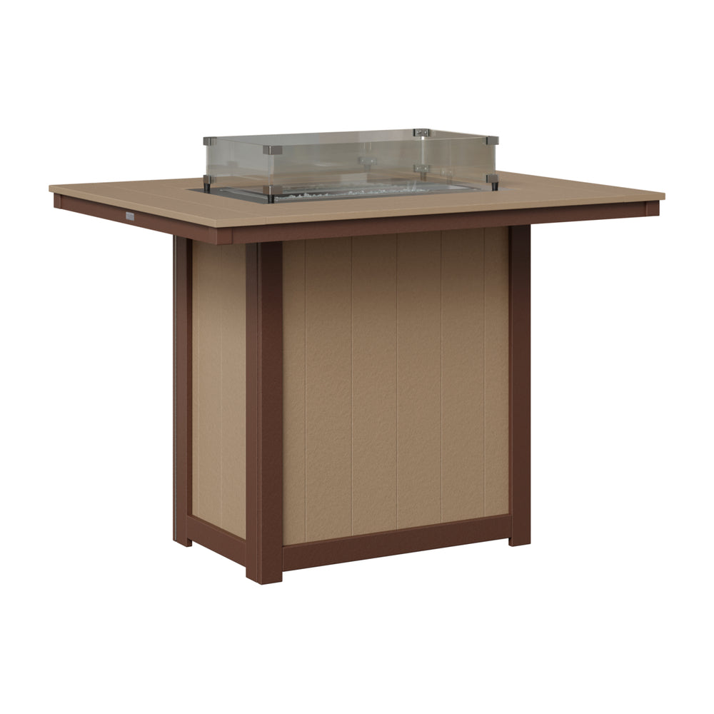 Donoma 42" x 54" Rectangular Bar Fire Table view 5