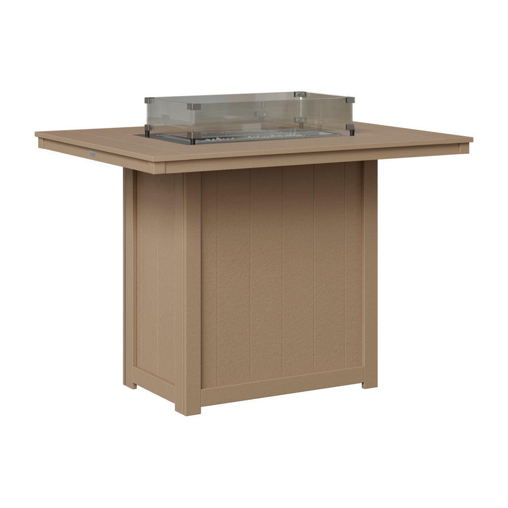 Donoma 42" x 54" Rectangular Bar Fire Table