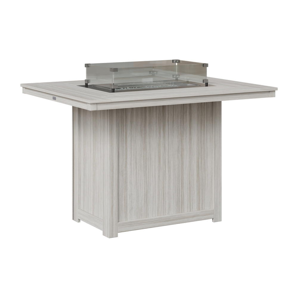 Donoma 42" x 54" Rectangular Counter Fire Table view 7