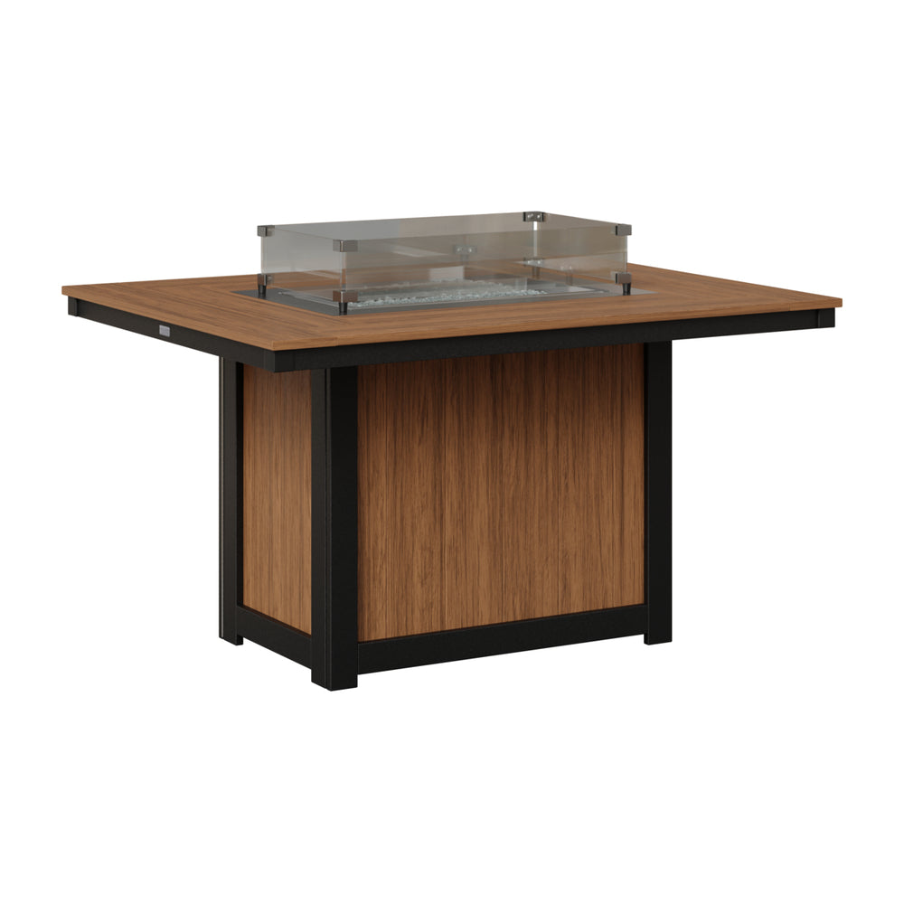 Donoma 42" x 54" Rectangular Dining Fire Table view 2