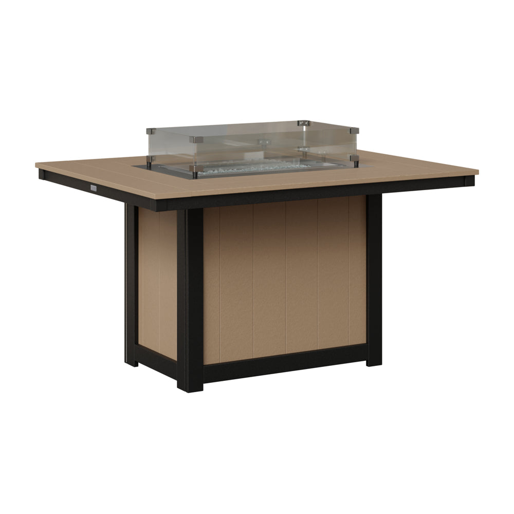 Donoma 42" x 54" Rectangular Dining Fire Table view 10