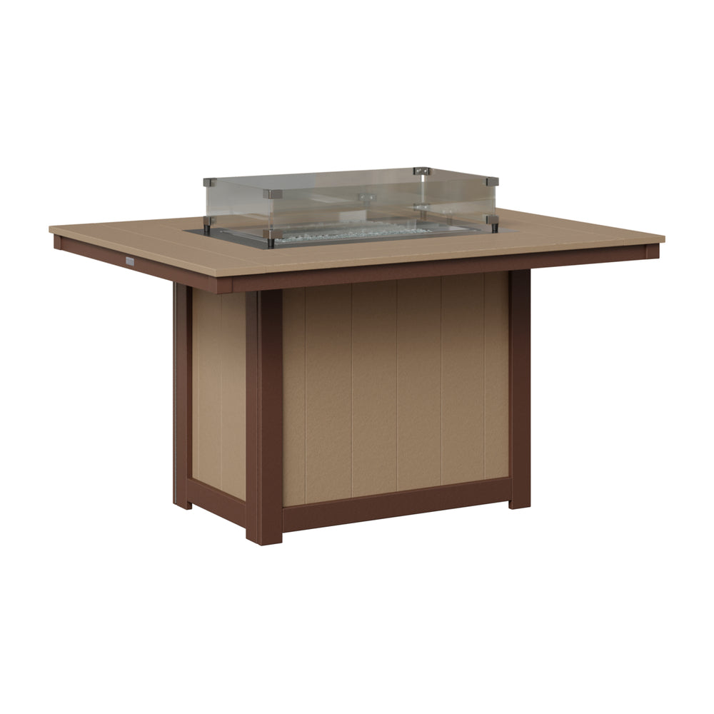 Donoma 42" x 54" Rectangular Dining Fire Table view 5