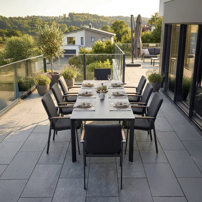 Diamond 9-Piece Dining Sets, Anthracite