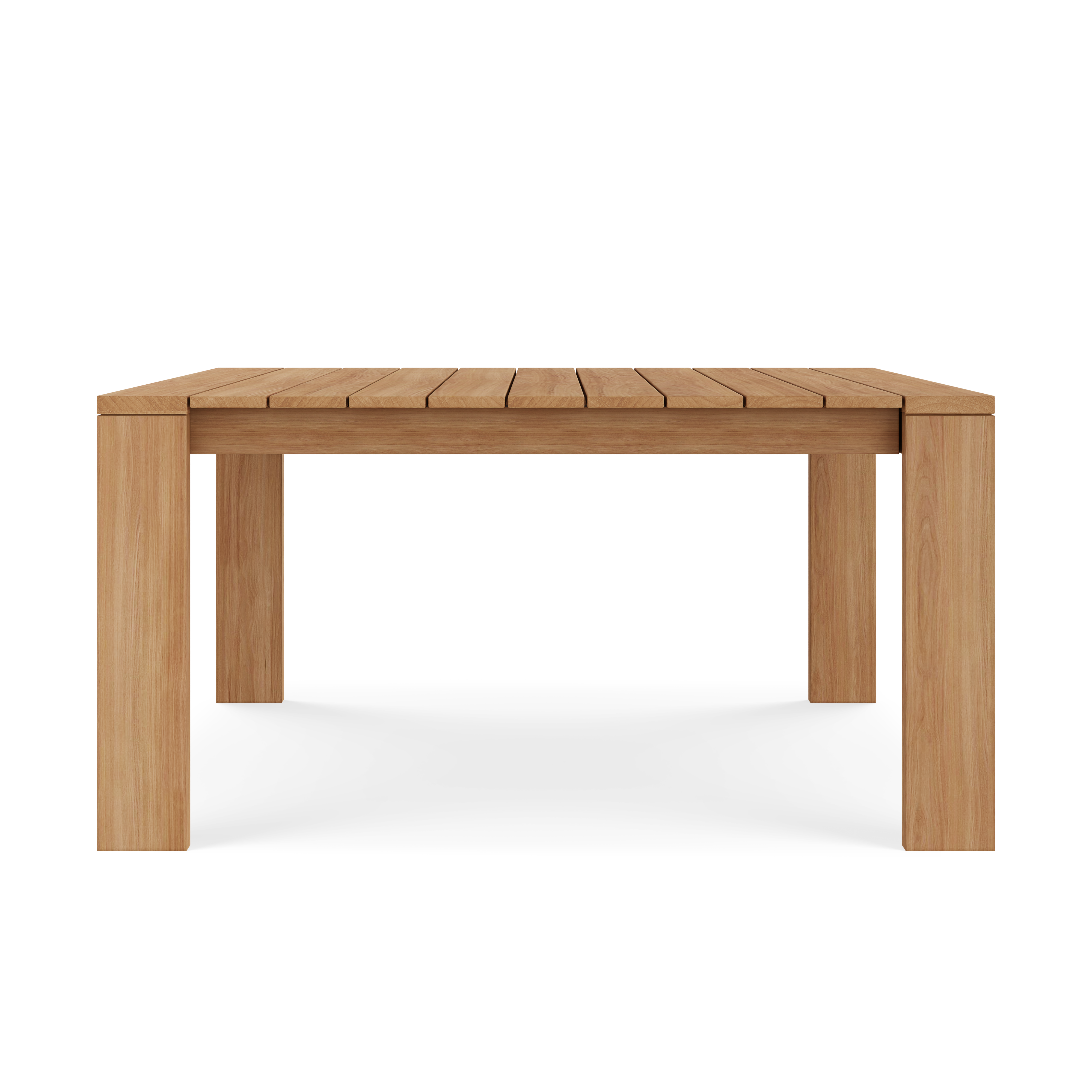 Beja Square Dining Table#Finish_Natural Sanded