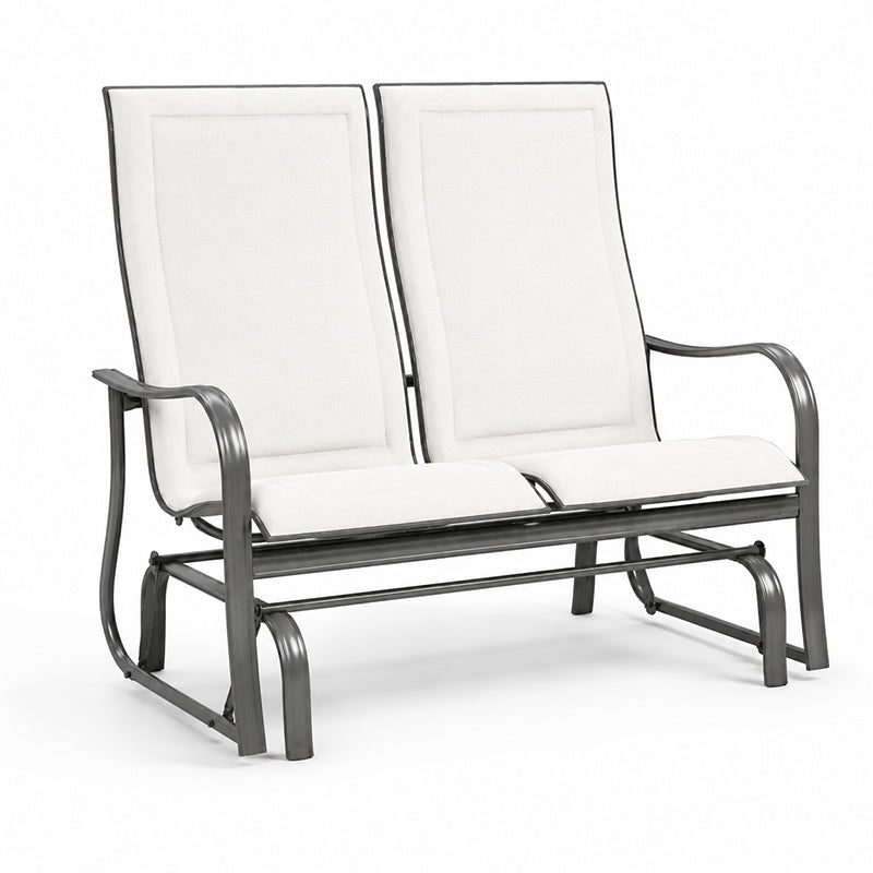 Holly Hill Padded Sling High Back Loveseat Glider 2A459 by Homecrest