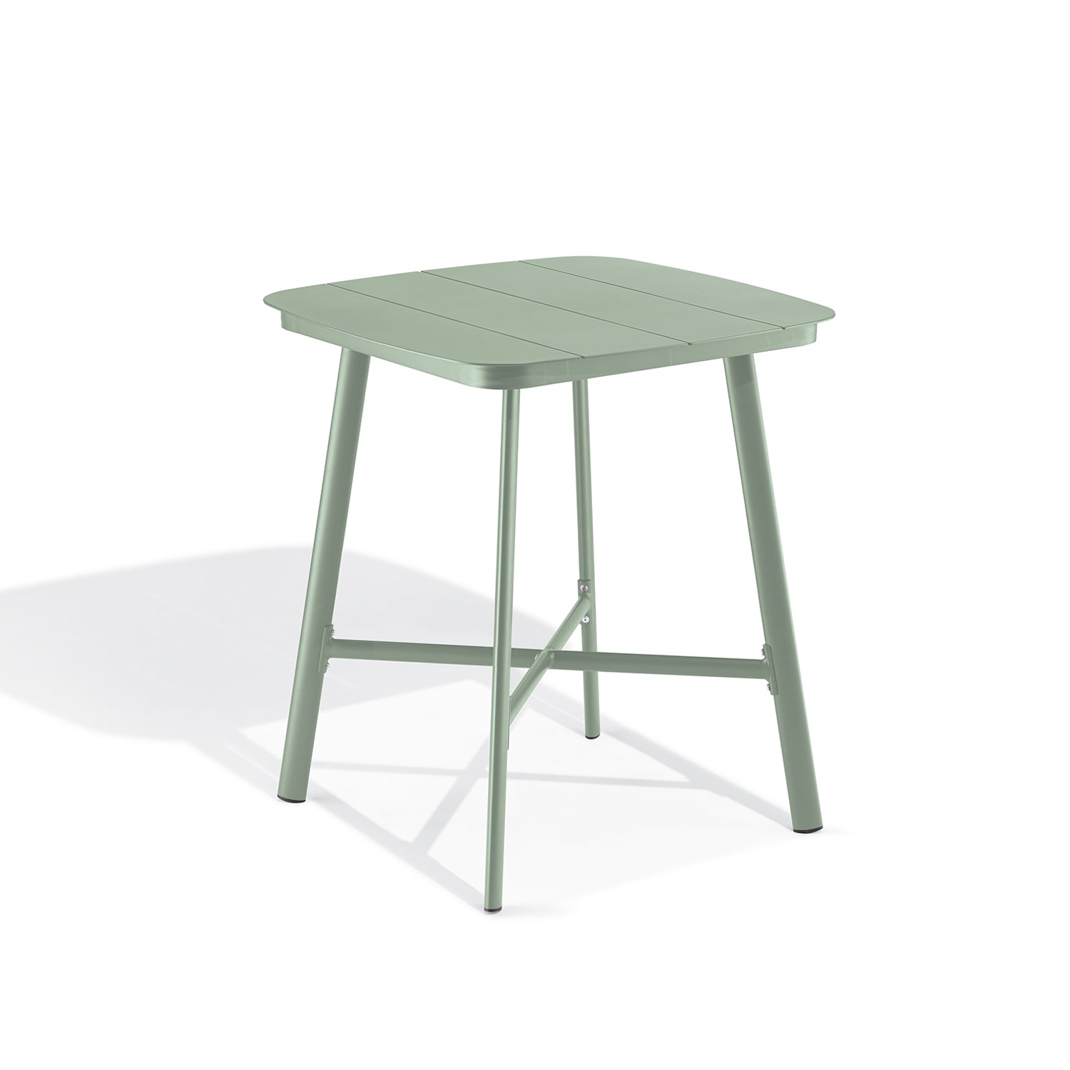 Eiland All-Aluminum 36" Square Bar/Counter Table by Oxford Garden