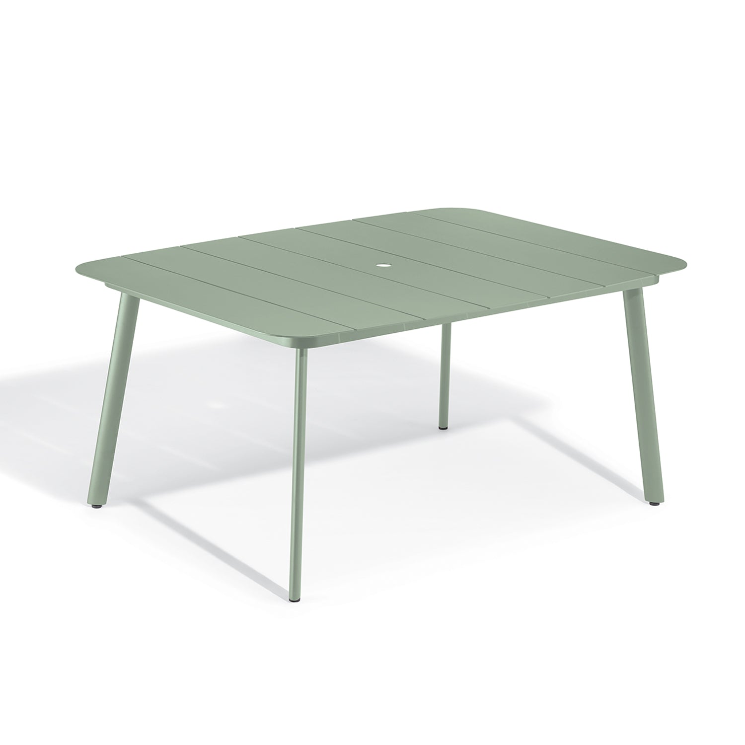 Eiland All-Aluminum 63" Rectangular Dining Table by Oxford Garden