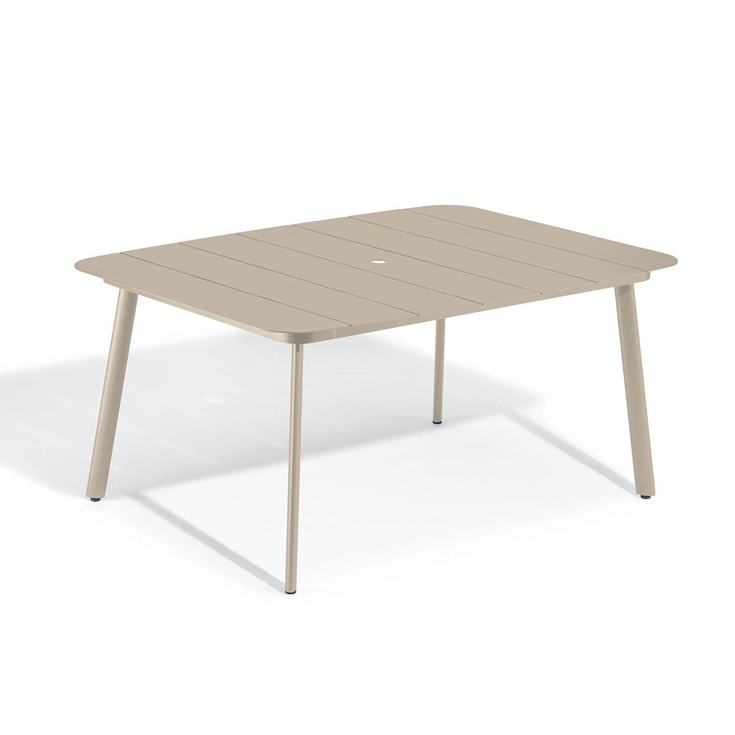 Eiland All-Aluminum 63" Rectangular Dining Table by Oxford Garden