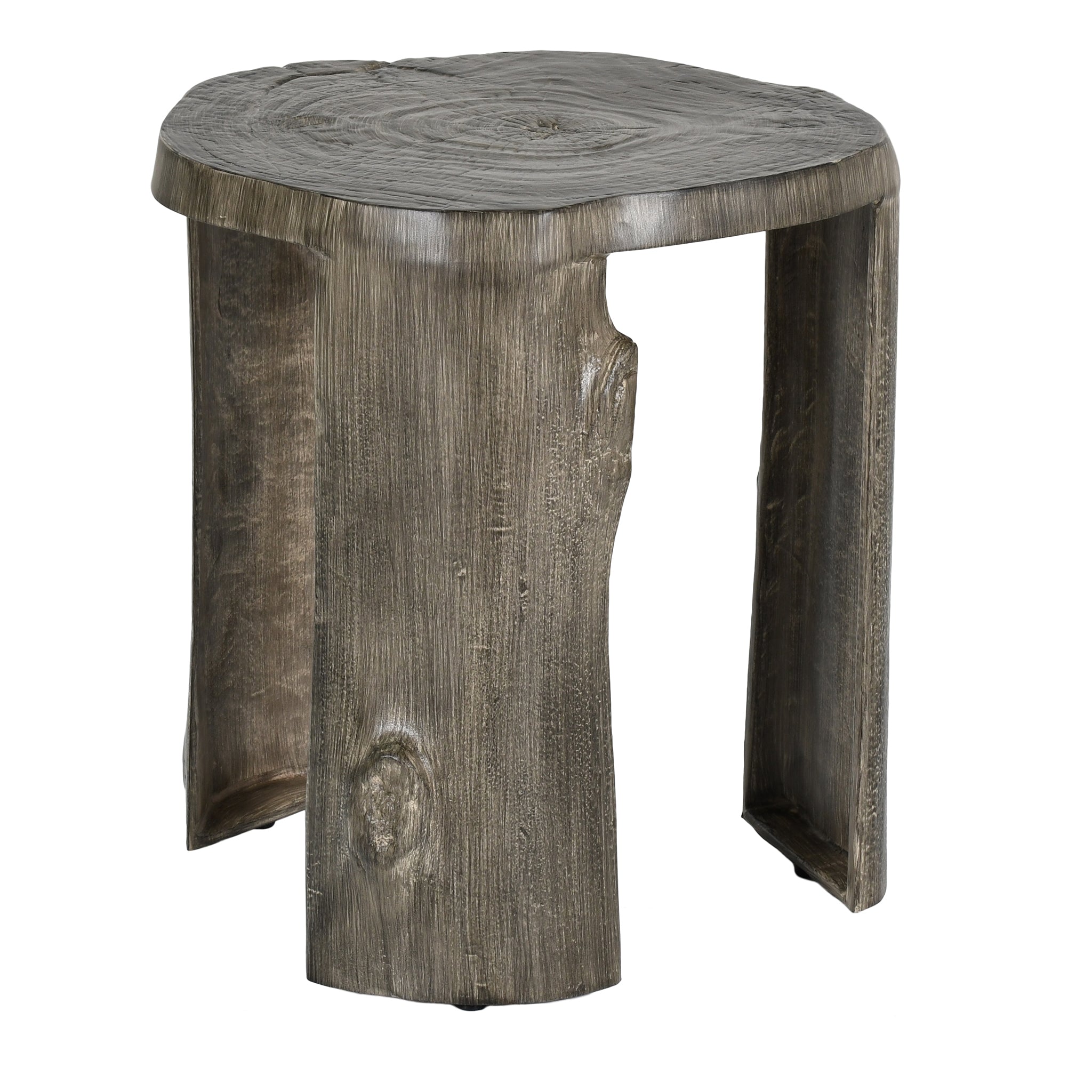 Natures Wood Stump Leg Side Table