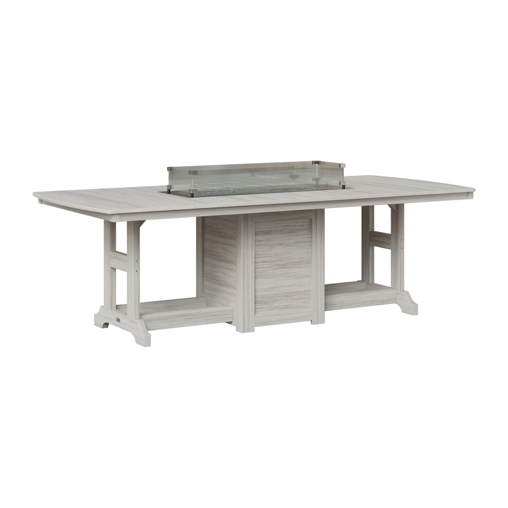 Garden Classic 44" x 96" Rectangular Fire Bar Table view 7