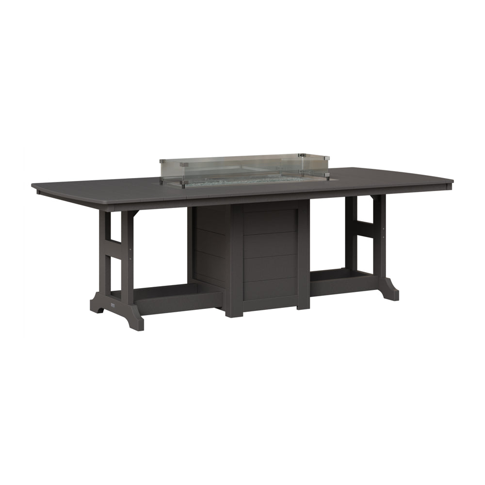 Garden Classic 44" x 96" Rectangular Fire Bar Table view 8