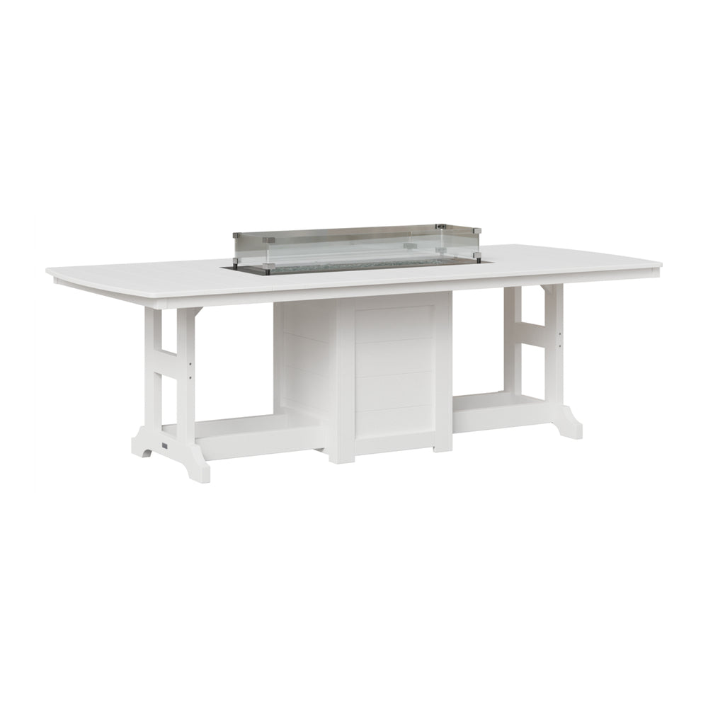 Garden Classic 44" x 96" Rectangular Fire Bar Table view 9