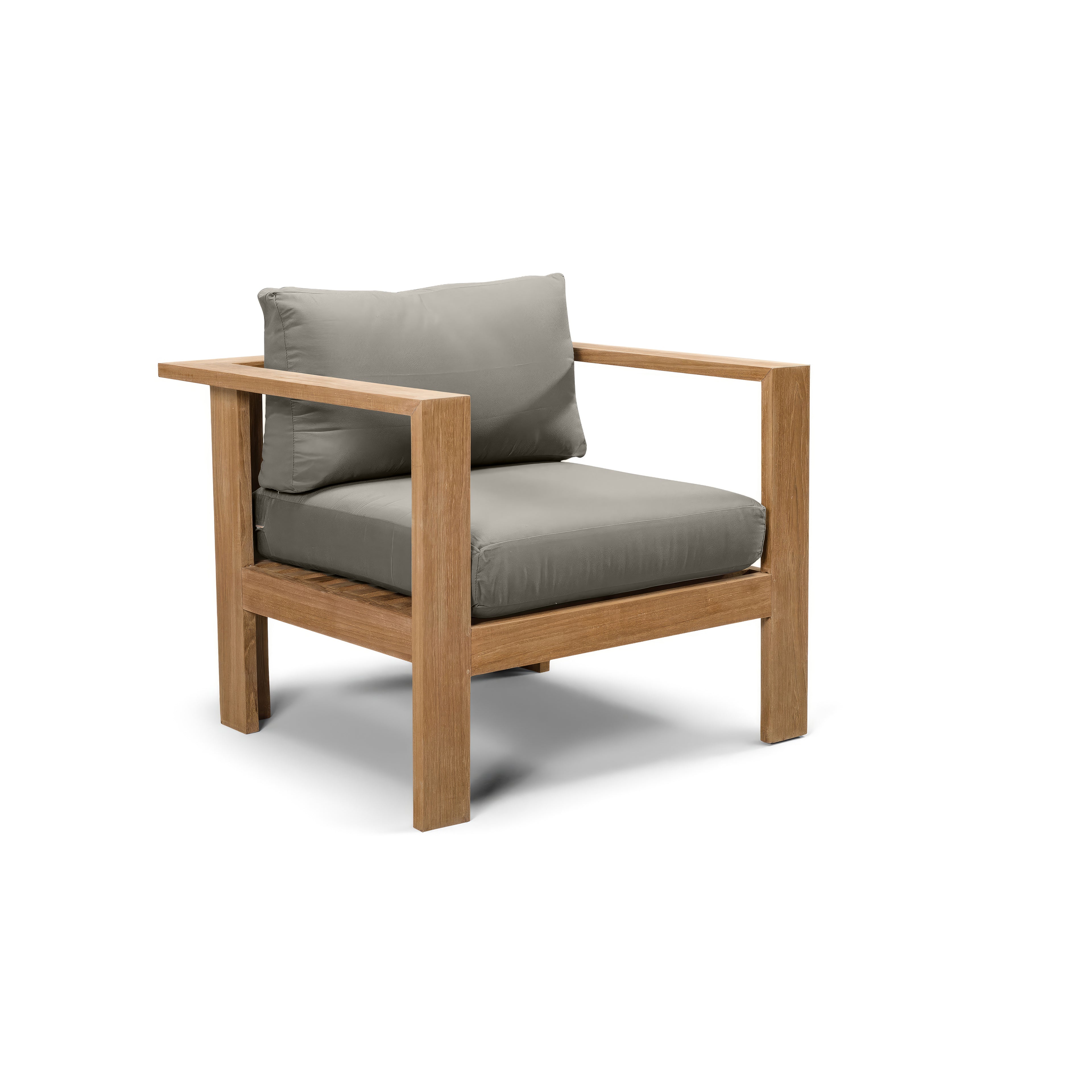 Ando Club Chair#Fabric_Sunbrella Canvas Charcoal