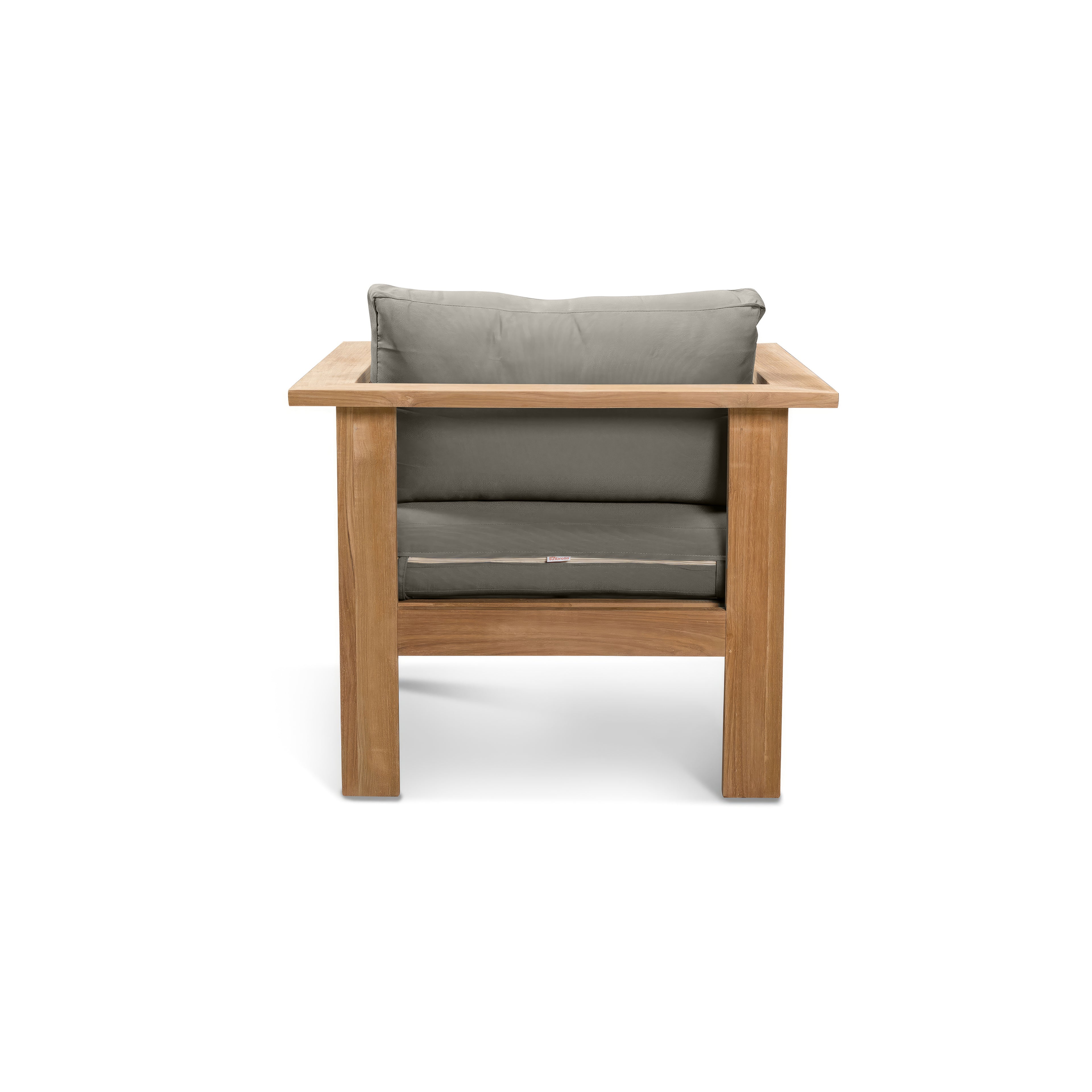 Ando Club Chair#Fabric_Sunbrella Canvas Charcoal