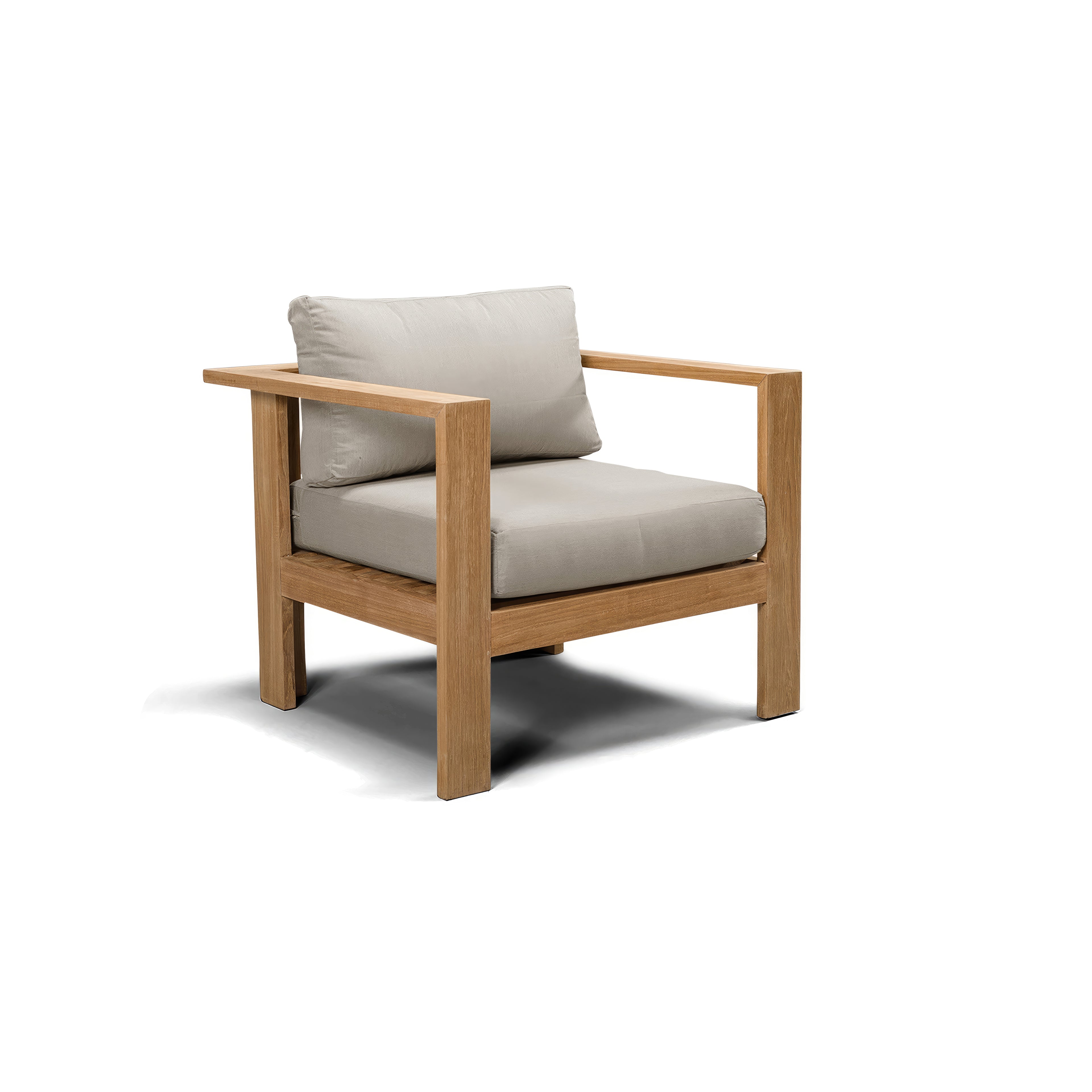 Ando Club Chair#Fabric_Sunbrella Cast Silver