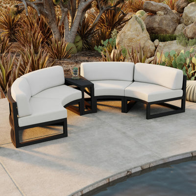 Avion 3 Piece Curve Sectional Set