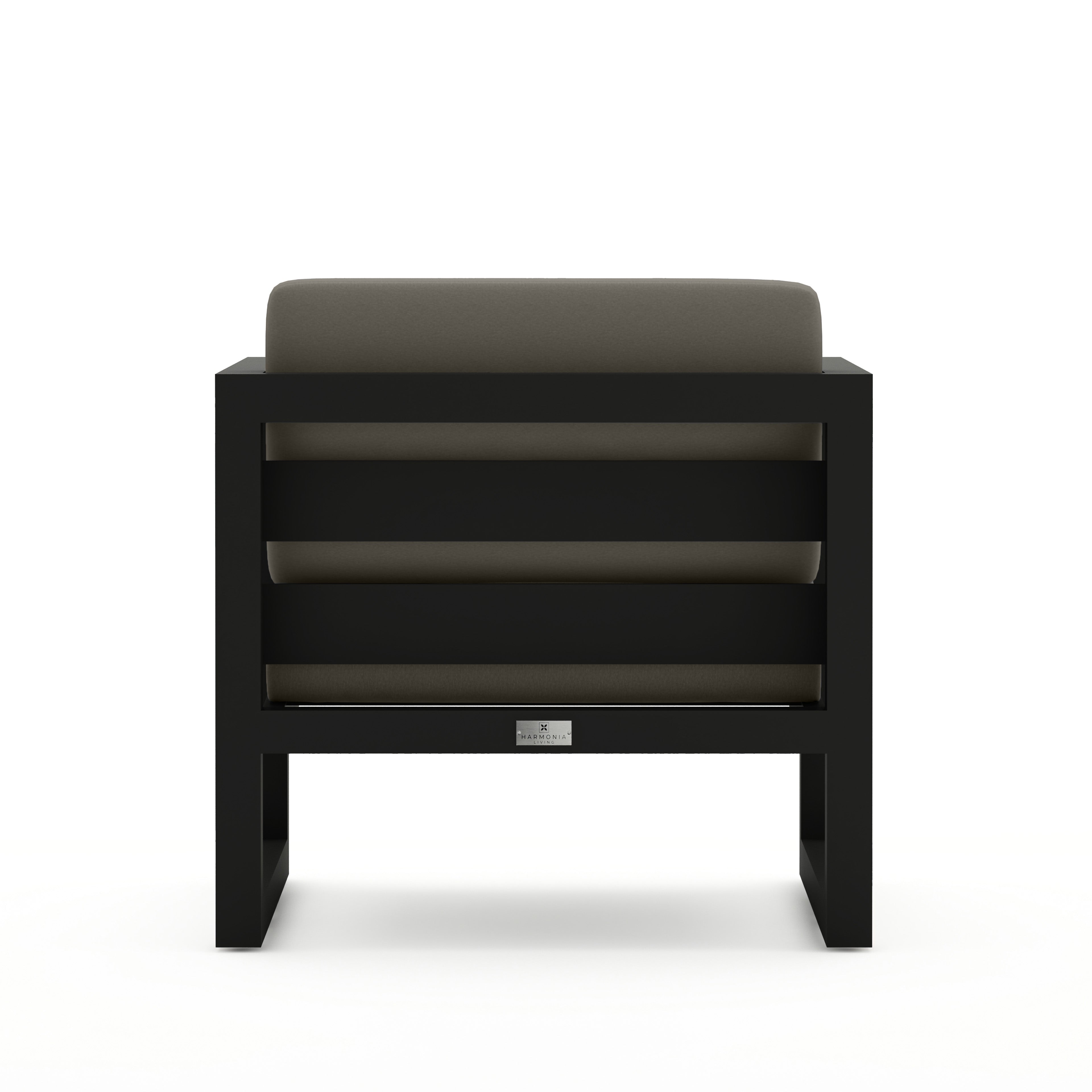 Avion Club Chair#Finish_Black#Fabric_Canvas Charcoal